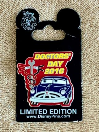 2016 Doctors ' Day Doc Hudson from Cars LE 2000 Disney Pin 2