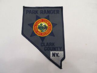Nevada Clark Co Park Ranger Patch Obsolete