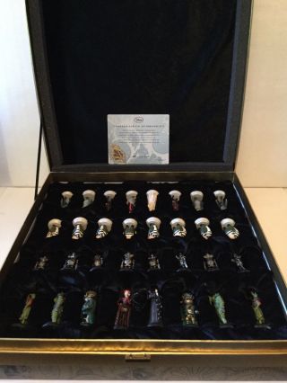 Authentic Disney Store Alice Through The Looking Glass Chess Set Le 259/500
