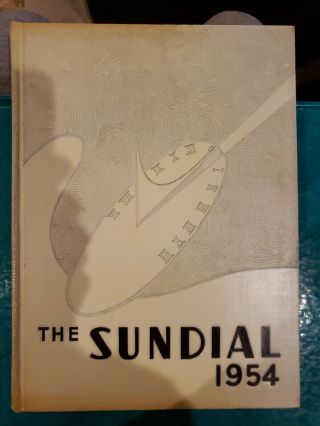 1954 Sundial Yearbook,  Sunset High School,  Dallas,  Texas,  Advertising