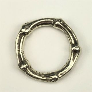 Authentic Vintage Tiffany & Co.  Sterling Silver Bamboo Ring Size 5 1/2 BPB 3