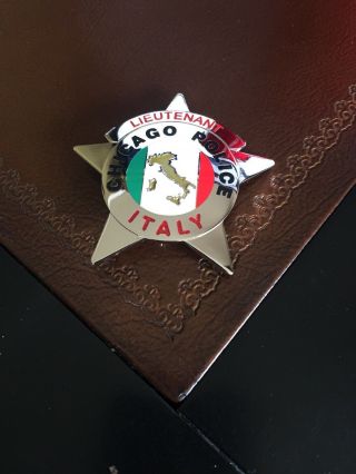 Italian Pride Parade Medal 2006 Chicago LE Solid Metal Lieutenant Epaulette 2
