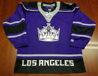 Los Angeles Kings Vintage Ccm Jersey Crown