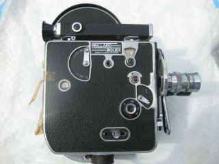 Vintage Paillard Bolex 16mm Movie Camera W/ 3 Lens And Accessories Sn 108383