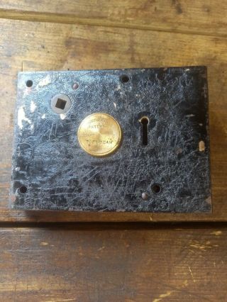 Old Vintage Door Lock 6 X 4 Inches With Key