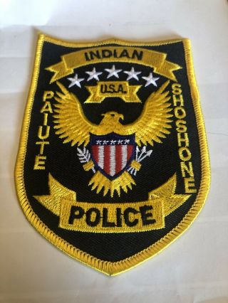 Paiute Shoshone Indian Tribal Police Nevada Patch