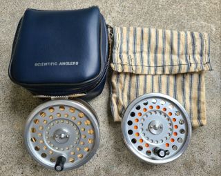 Vintage Scientific Anglers System 7 Hardy Brothers Fly Reel With Spare Spool