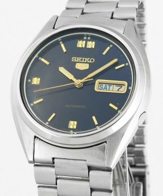 1982 Seiko 7009 3041 Automatic Day Date Vintage Mens Wrist Watch