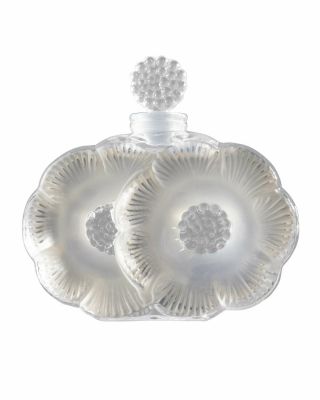 Lalique Two Flowers Perfume Bottle Vintage