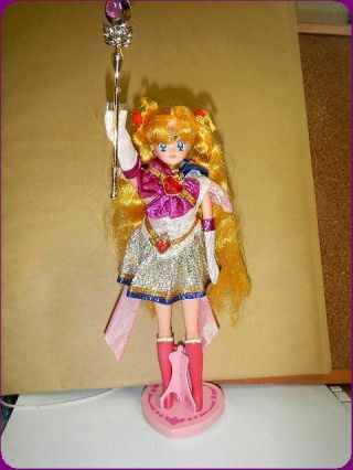 Vintage Bandai Sailor Moon Chara Talking Doll Figure Sailor Moon
