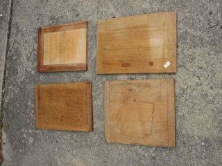 Vintage Hoosier Style Kitchen Cabinet Cutting Boards,  Choice Of One