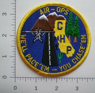Ca California Highway Patrol State Police Trooper Air Operations Aviation Patch