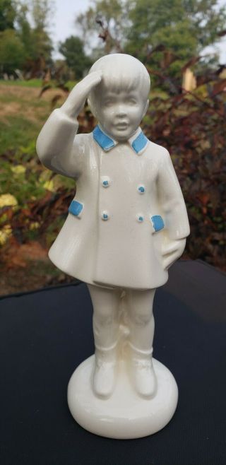 Atlantic Mold Young John F Kennedy Jr Salute At JFK Funeral Ceramic Figurine 3