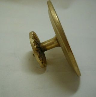 Vintage Greece Solid Brass Large Ornate Door Knob Handle Push/Pull 30 3