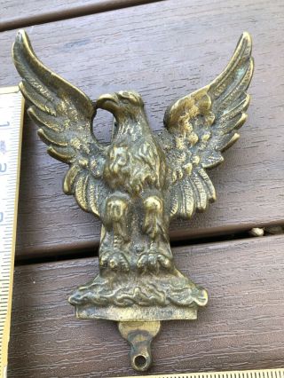 Vintage Brass Door Knocker patriotic Bald Eagle 2