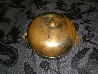 Vtg/antique Door Bell Doorbell Brass & Cast Iron