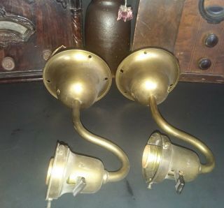 Antique Brass Light Fixtures Sconces 2