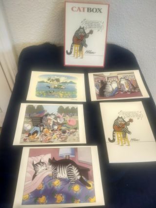 20 Boxed B Kliban Cat Greeting Cards W Envelopes 5 Different Designs 1999