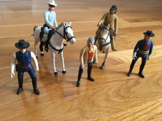 Vintage Gabriel The Lone Ranger,  Tonto,  Silver,  Scout,  Custer & More