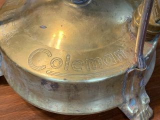 Antique Vintage Brass Coleman Solus Kerosene Oil Camping Stove 3
