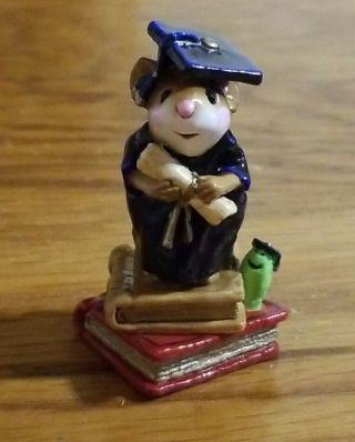 Wee Forest Folk The Graduates 1997,  M - 222 Initialed By Annette Petersen,  Mib
