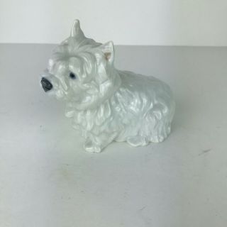 Vintage Royal Copenhagen West Highland Terrier Dog Figurine