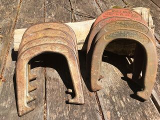 Two Set’s Of Vintage Horse Shoe 