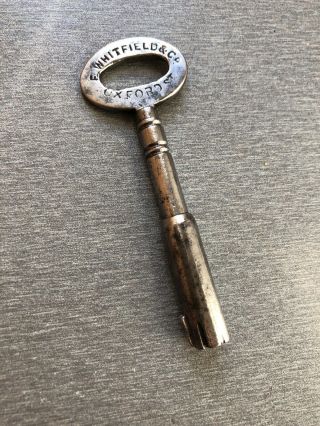 Antique Key F.  Whitfield & Co.  Patent Slider Type 2¾ " - C.  1872 - 1880 