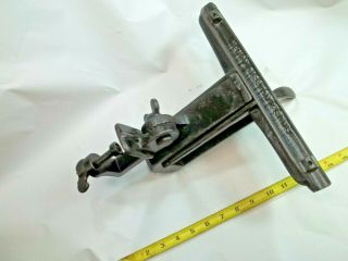 Saw Vise,  Vintage " Henry Disston & Sons " Hd Hand Saw Vise,  12 - 3/4 " Jaws,  Usa