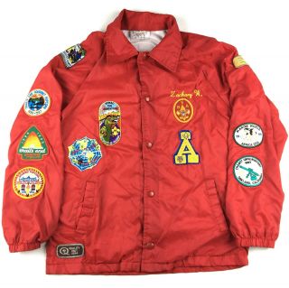 Vintage Boy Scout San Francisco Bay Area Iron On Patches Windbreaker Jacket