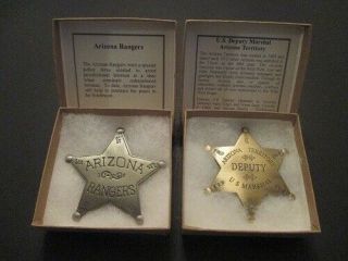 Arizona Rangers And Arizona Deputy Marshall Badge