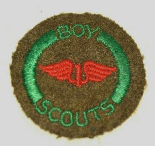 Unique Boy Scout Air Apprentice Proficiency Award Badge Melton Fabric Troop