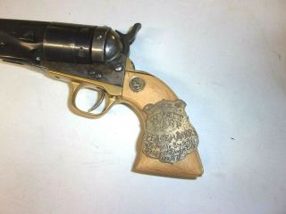 Wyatt Earp Peacemaker Curved Brass Gun Grip