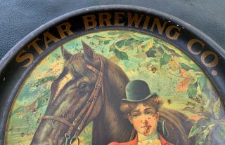 ANTIQUE VTG STAR BREWING PRIZE ALES LAGER BEER ADVERTISING TRAY PRE PRO BOSTON 2