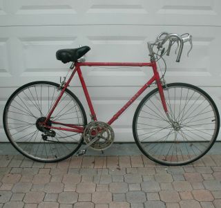 Schwinn Traveler Iii Vintage Road Bike 10 Speed 23” Made In Japan Red Project