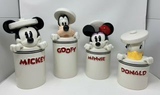 Disney Mickey & Friends Peek - A - Boo 4 Canister Set
