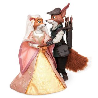 Disney Robin Hood And Maid Marian Doll Set - Disney Designer Fairytale Collectio
