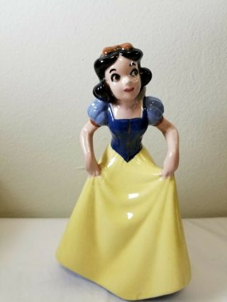 Vintage Disney Snow White American Pottery Figurine By Evan K Shaw C.  1940s