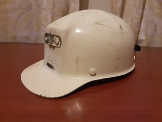 Vintage Msa Comfo Cap Low Vein Fiberglass Hard Hat Coal Miner