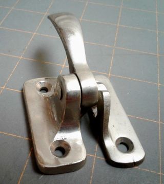 Vintage Stanley Kitchen Cabinet Latches Right Hand Nickle Plated No.  1292N 2