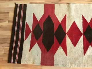 Vintage Navajo Native American Weaving Rug 37 