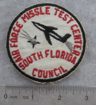 Boy Scout Air Force Missle Test Center South Florida Council Cut Edge Pocket Pat