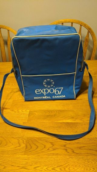 Expo 67 Tote Bag And Large Assortment Of Literature From 1967 Canadadian Trip