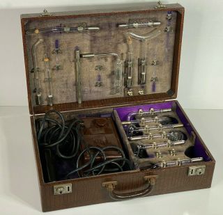 Vintage Germany Wapa Stragler Model Medical Violet Ray Machine Glass Quackery