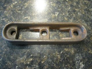Antique Vintage 3 7/8 Inch Cast Iron Metal Bed Rail Holder Bracket Fastener