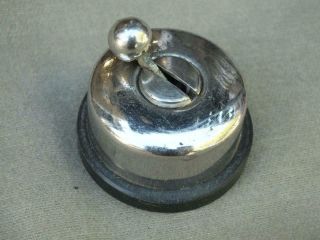 Small Vintage Dc Low Voltage Chrome Toggle Switch,  Car Caravan Boat (2)