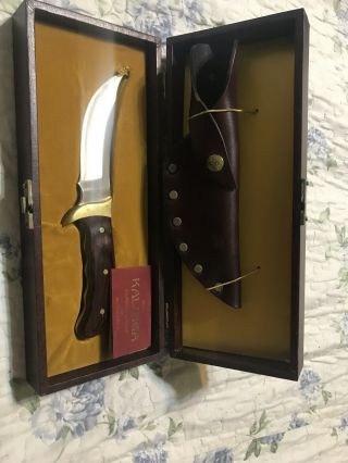 Buck Kalinga Knife Vintage Box With Booklet And Sheath.