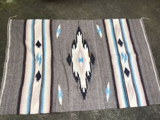 Vintage Native American Indian Navajo Rug Weaving Textile Art