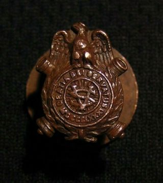 Antique Gar Sons Of Veterans Button Stud Pin - Union Civil War