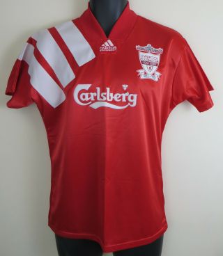 Adidas Liverpool 1992 - 93 Centenary Home Football Shirt Vtg Retro Small S 34 - 36 "